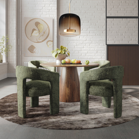 Avola AV2271-50 Stół 127cm + 4 krzesła Leith LET71O