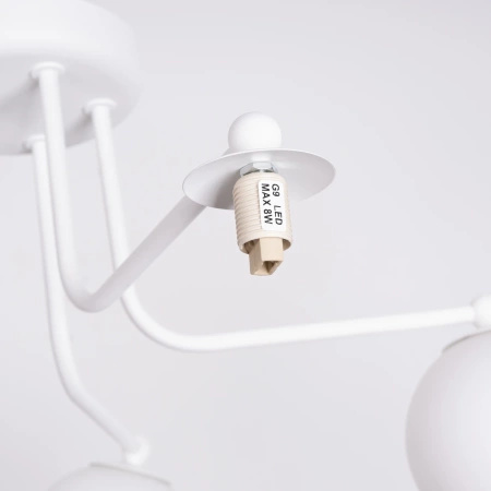 Żyrandol ASTRAL 5 biały