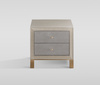 Stilig Bedroom ST900Q Łóżko tapicerowane 160cm + 2 szafki nocne ST901