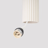 Lampa wisząca KARBON 1 beżowy