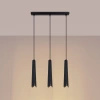 Lampa wisząca PRYSM 3L czarna