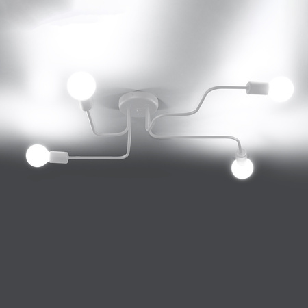 Żyrandol VECTOR 4 biały