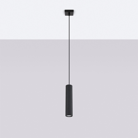 Lampa wisząca KARBON 1 czarny
