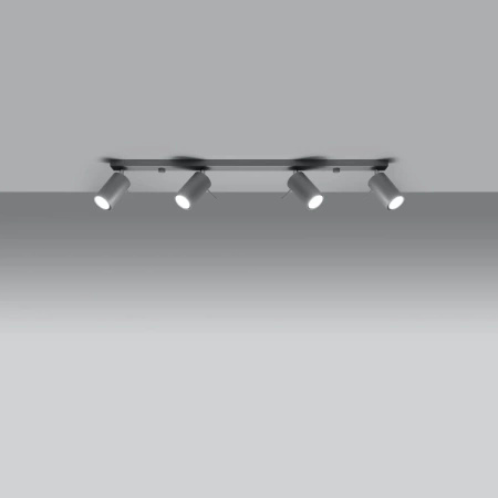 Plafon RING 4L szary