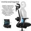 Fotel biurowy ergonomiczny ANGEL fizjO z funkcją masażu