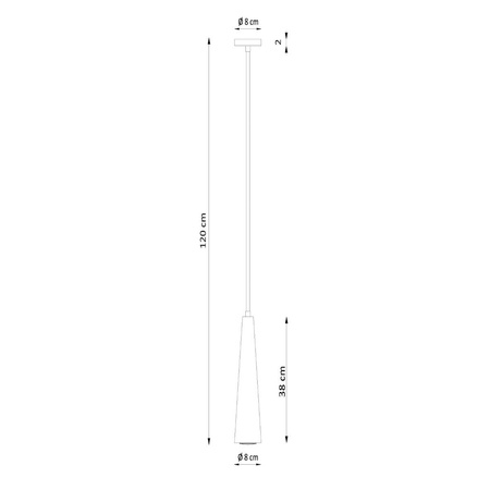 Lampa wisząca naturalne drewno SULA 1 