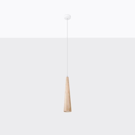 Lampa wisząca naturalne drewno SULA 1