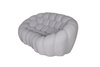 Futurystyczna sofa do salonu jasnoszara- NUA