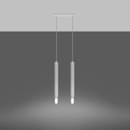 Lampa wisząca WEZYR 2 biała