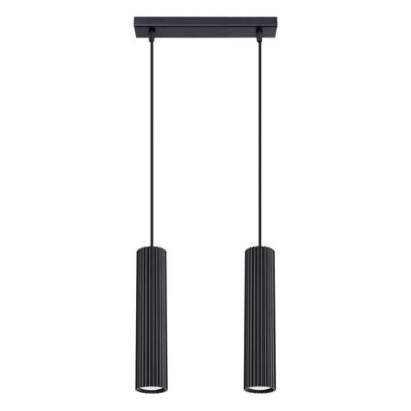 Lampa wisząca KARBON 2 czarny