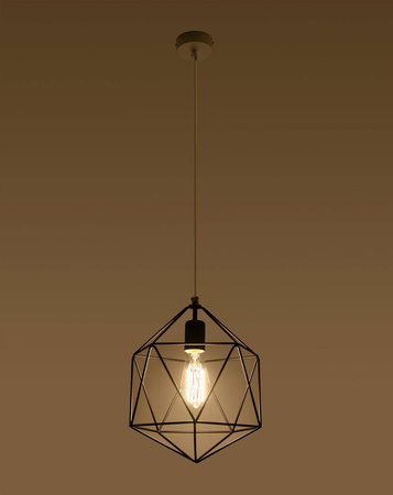 Lampa wisząca GASPARE czarna