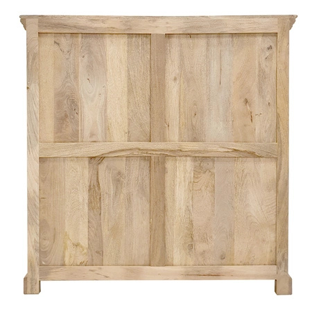 Drewniana szafka na buty mango naturalna 117 cm – elegancja i funkcjonalność