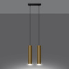 Lampa Wisząca LAGOS 2 złoty połysk