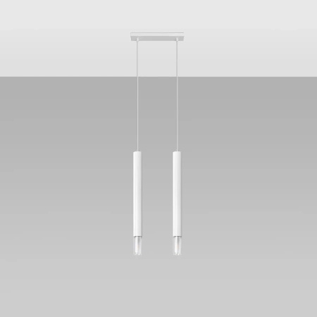 Lampa wisząca WEZYR 2 biała