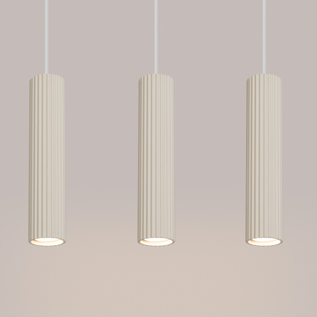 Lampa wisząca KARBON 3L beżowy