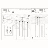 Lampa wisząca PASTELO 5 biała