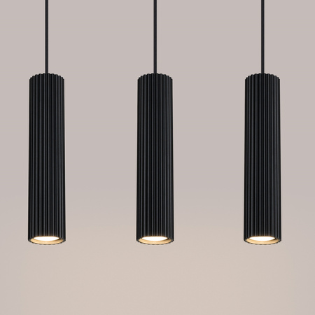 Lampa wisząca KARBON 3L czarny