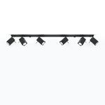 Plafon MERIDA 6L czarny