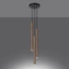 Lampa wisząca PASTELO 3P drewno