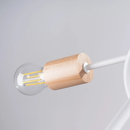 Żyrandol EMBER 5 biały