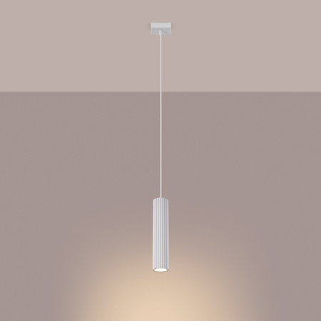 Lampa wisząca KARBON 1 biały