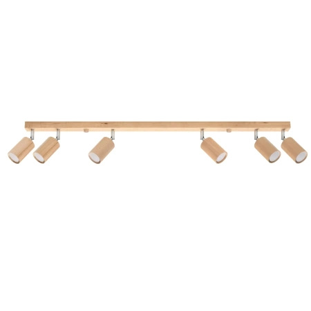 Plafon BERG 6 naturalne drewno