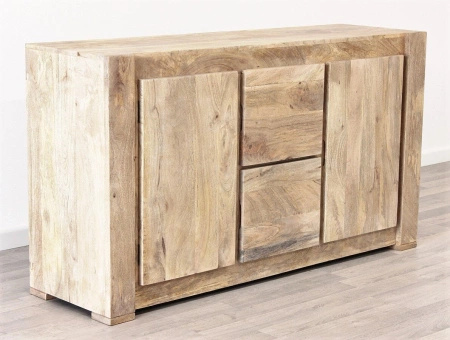 Komoda drewniana mango naturalna 150 cm – funkcjonalna i elegancka