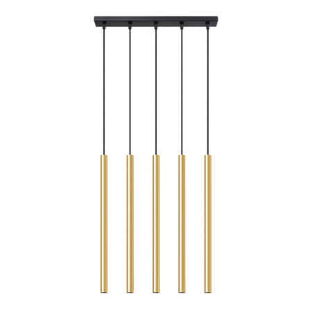 Lampa Wisząca PASTELO 5L złoty połysk