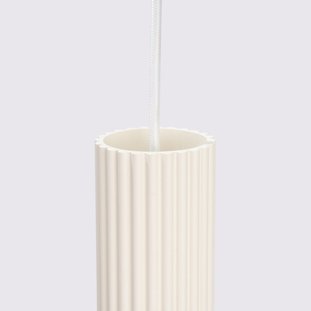 Lampa wisząca KARBON 1 beżowy