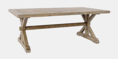 Stolik kawowy drewniany 127x71 cm – rustykalny