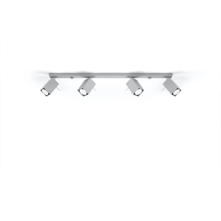 Plafon MERIDA 4L szary