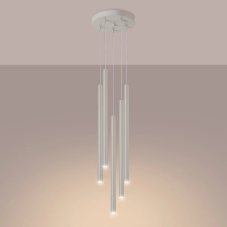 Lampa wisząca PASTELO 5P beżowa