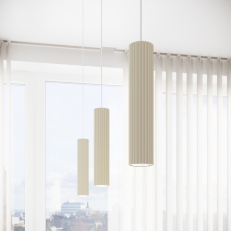 Lampa biurkowa KARBON beżowa