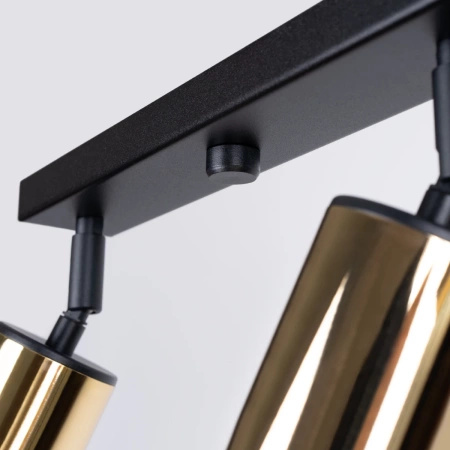 Plafon WINX 4L czarny/złoty