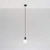 Lampa wisząca EDISON czarna