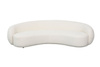 Sofa w stylu Art Deco w kolorze biały ecru- Nua