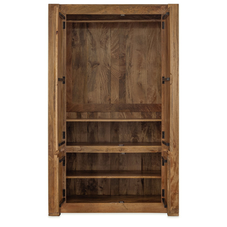 Drewniana szafa dwudrzwiowa mango toffi 120 cm