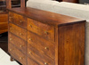 Komoda z litego drewna akacji indyjskiej 140 cm – kolor walnut