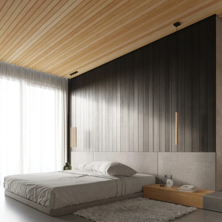 Lampa wisząca PASTELO 3L drewno