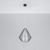 Lampa wisząca DEMI czarna