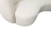 Sofa w stylu Art Deco w kolorze biały ecru- Nua
