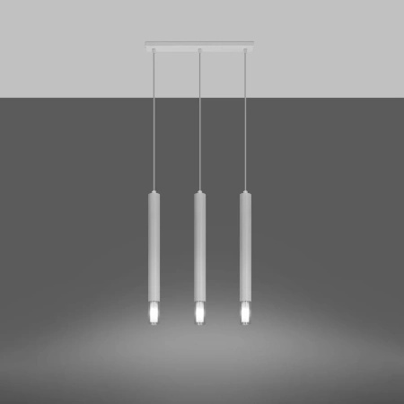 Lampa wisząca WEZYR 3 biała