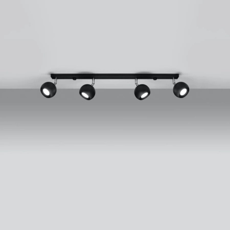 Plafon OCULARE 4L czarny