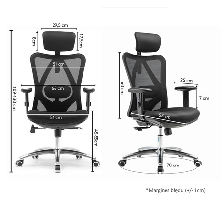 Fotel biurowy ANGEL ergonomiczny obrotowy- eurOpa