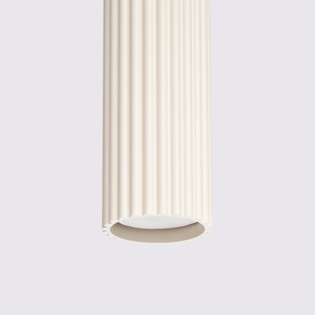 Lampa wisząca KARBON 1 beżowy