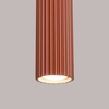 Lampa wisząca KARBON 3L ochra czerwona