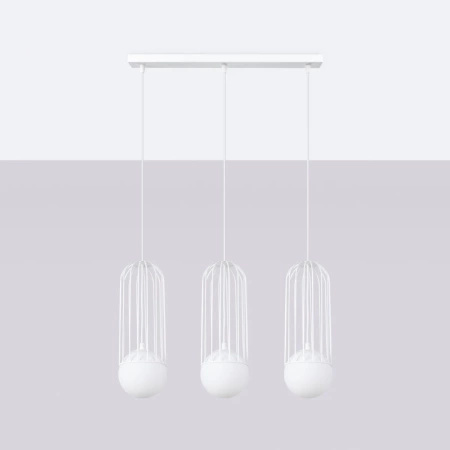 Lampa wisząca BRINA 3L biała