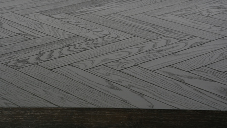 Duży drewniany stół 200 cm w kolorze czarnym