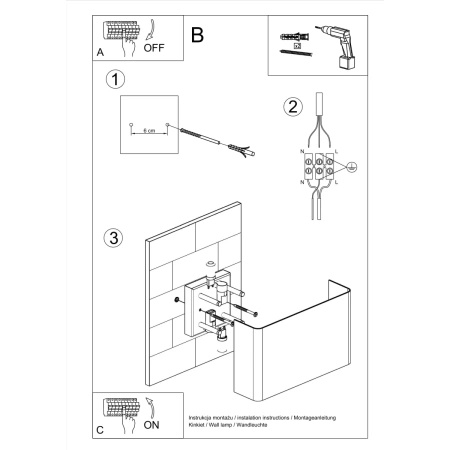 Kinkiet COPERTURA biały
