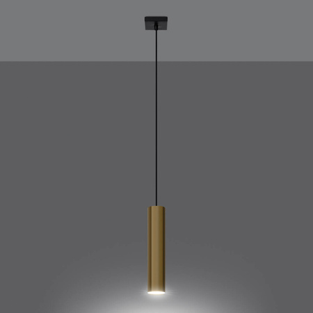 Lampa Wisząca LAGOS 1 złoty połysk